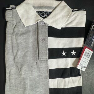 BKX Men’s Black and Grey Polo.